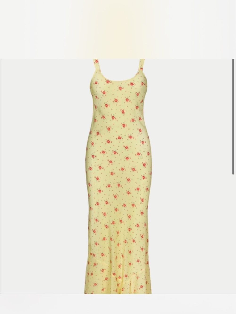 Realisation Par Yellow Floral Slip Maxi Dress